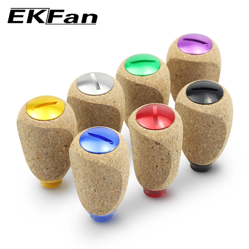 EKFan 1PC 42mm Cork Wooden Spi - Reel Drag Knob 评论和价格